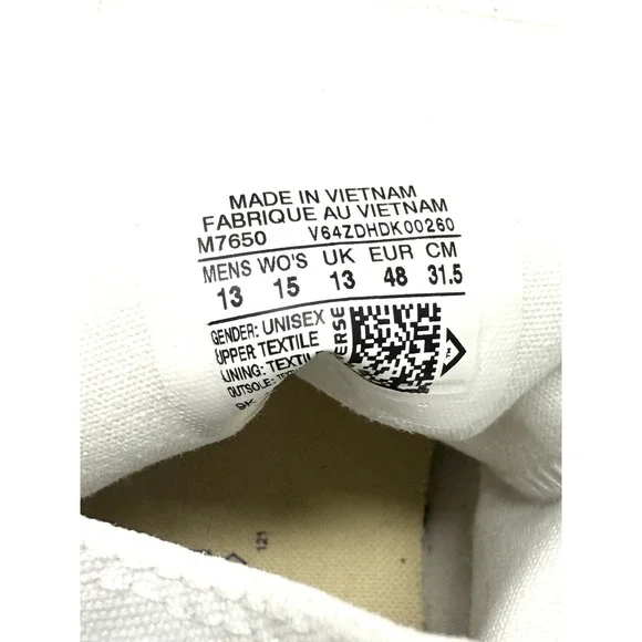 Converse Shoes High Top Chuck Taylors Sneakers All Star Men's 13 Womens 15 - Picture 6 of 14